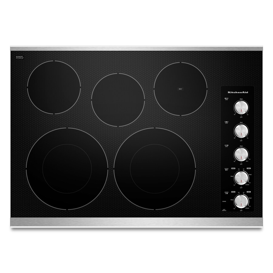 KitchenAid KECC605BSS 30 Smooth Surface Electric Cooktop