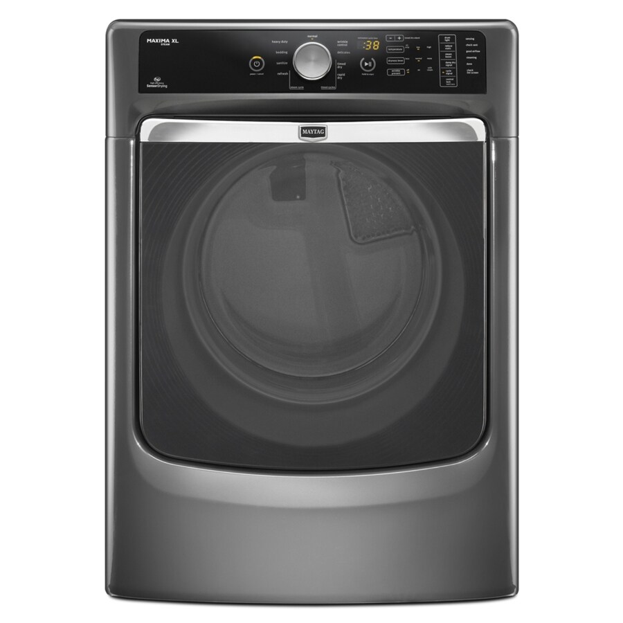 Maytag MGD6000AG Reversible Side Swing Door Stackable Gas Dryer (Granite)