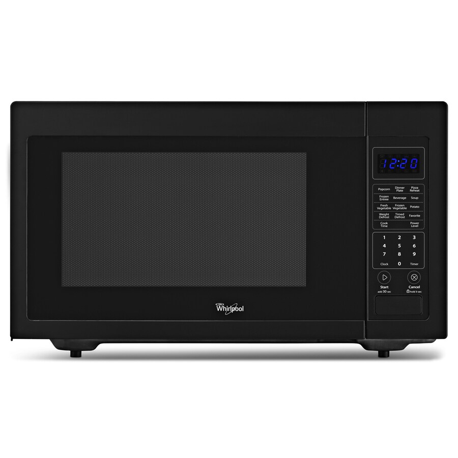 Whirlpool 1 6 Cu Ft 1200 Watt Countertop Microwave Black At Whirlpool 1 6 Cu Ft 1200 Watt Countertop Microwave Black