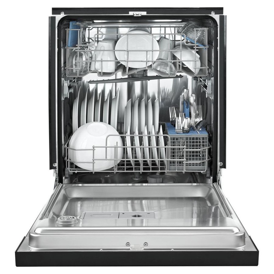 Whirlpool 54-Decibel Built-in Dishwasher (Stainless Steel) (Common: 24 ...