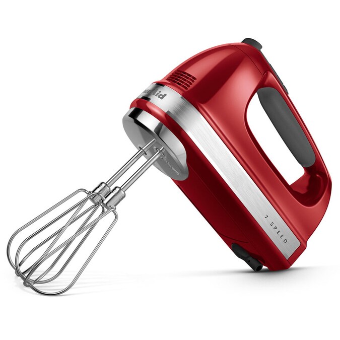 KitchenAid 36-in Cord 7-Speed Empire Red Hand Mixer in the Hand Mixers