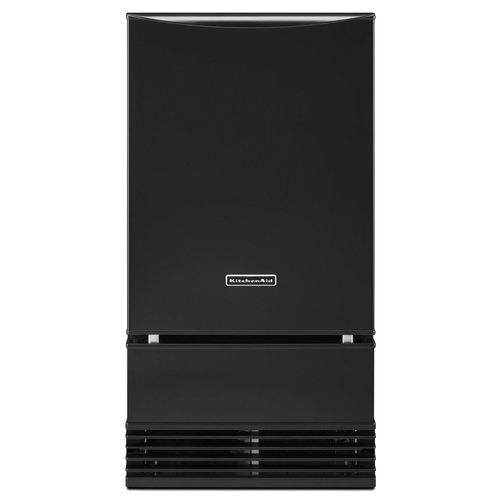 KitchenAid 50lb Dropdown Freestanding/BuiltIn Ice Maker (Black) in