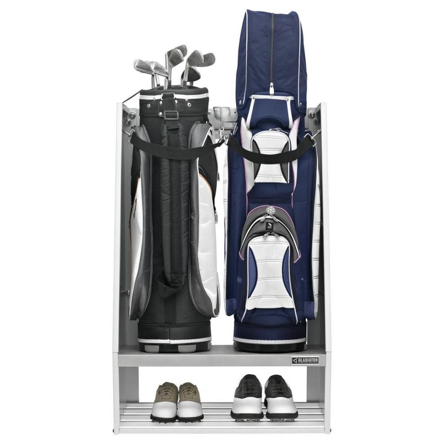 Gladiator GearTrack Hammered White Steel Golf Caddy at 