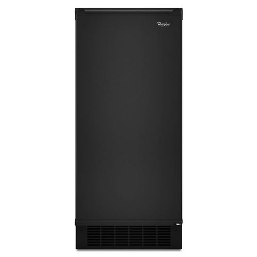 Whirlpool 50lb Reversible Door Freestanding/BuiltIn Ice Maker (Black