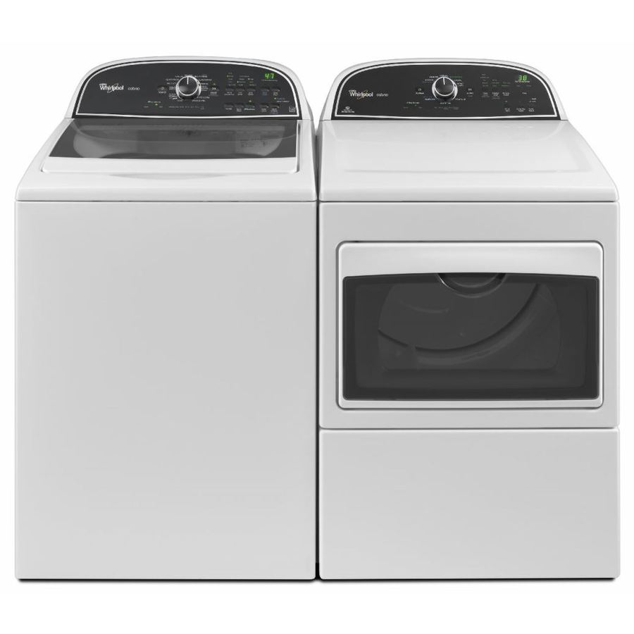 Whirlpool Cabrio 3.8-cu ft High-Efficiency Top-Load Washer (White ...