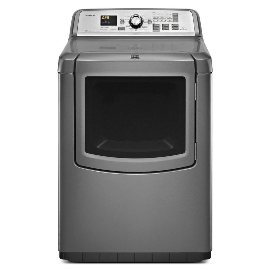 Maytag Bravos XL 7.3cu ft Electric Dryer with Steam Cycles (Granite