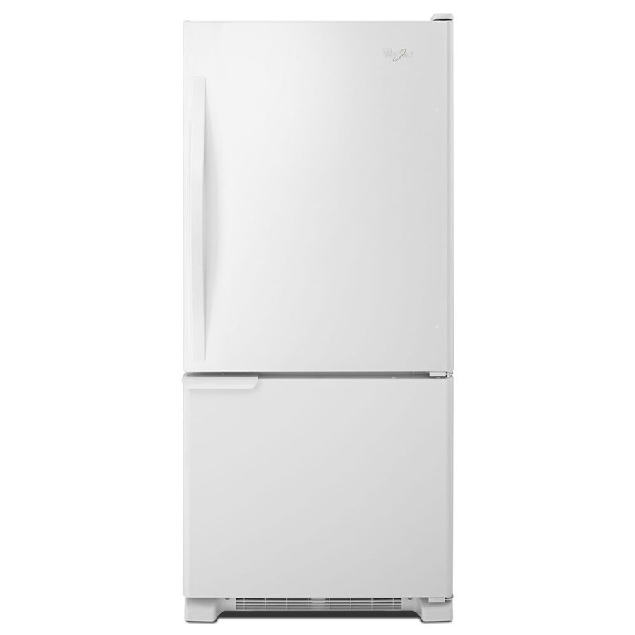Shop Whirlpool 18.7cu ft BottomFreezer Refrigerator (White) ENERGY