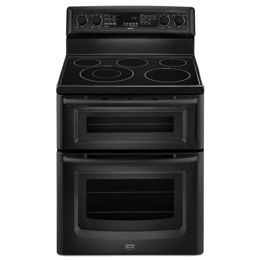 maytag double oven electric range