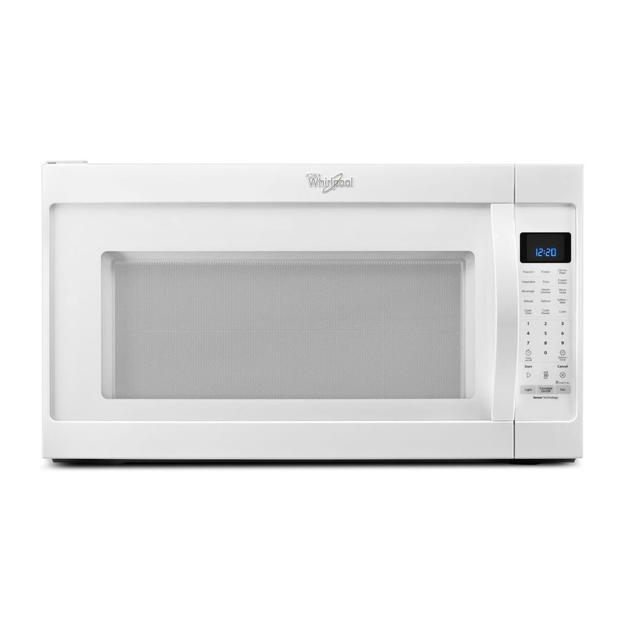 Whirlpool 2cu ft OvertheRange Microwave with Sensor Cooking Controls