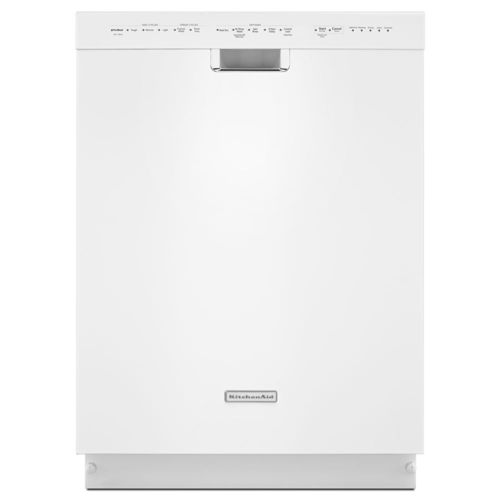 KitchenAid 46-Decibel Built-In Dishwasher (White) (Common: 24-in ...