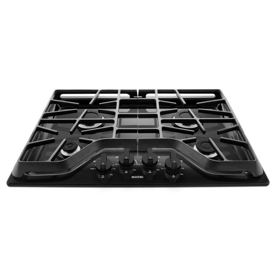 Maytag Gas Cooktop Black Common 30 In Actual 30 In At Lowes Com