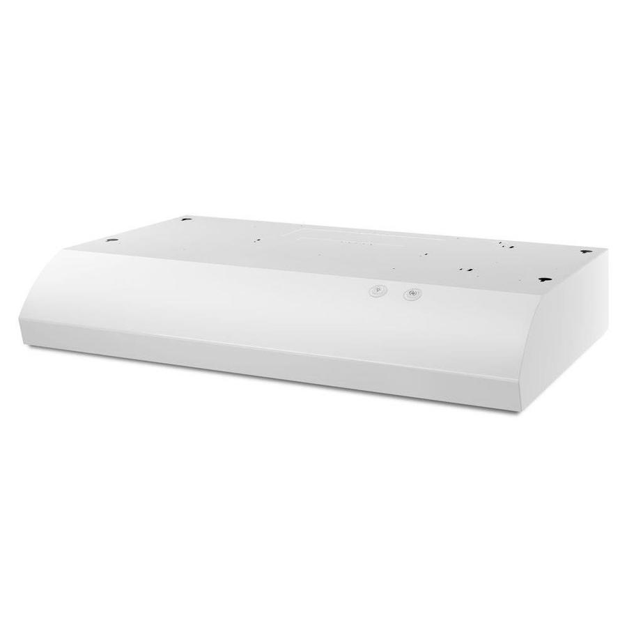 Whirlpool 30-in Ducted White Undercabinet Range Hood in the ...