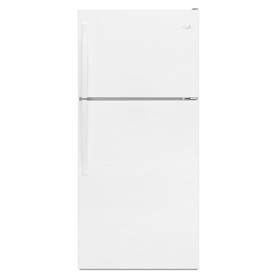 Whirlpool 18.2-cu ft Top-Freezer Refrigerator (White) at Lowes.com