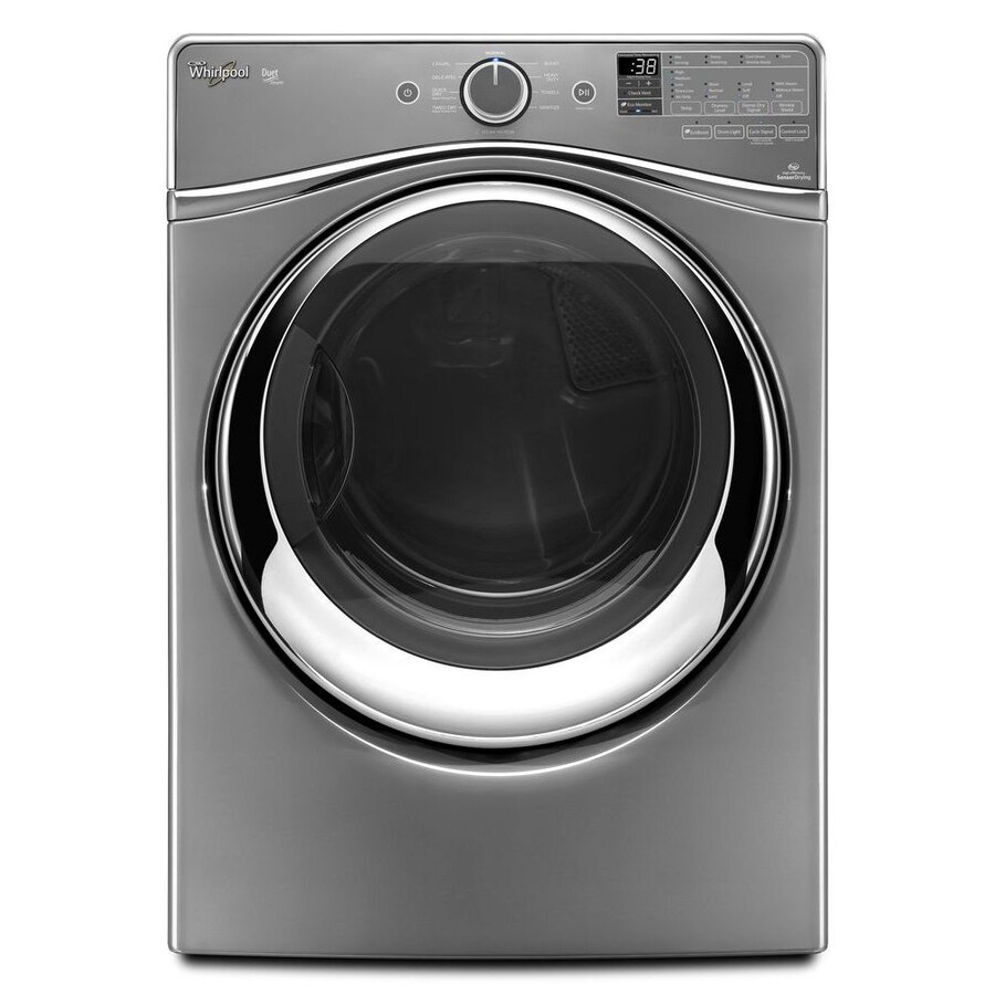 Whirlpool WED95HEDC Stackable Electric Dryer (Chrome Shadow)