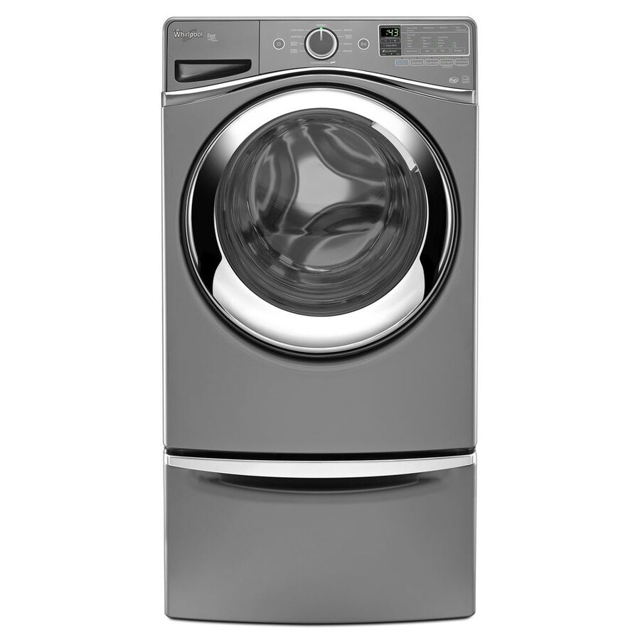 Whirlpool 5-cu ft High Efficiency Stackable Steam Cycle Front-Load Washer  (Chrome Shadow) ENERGY STAR