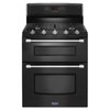 maytag gemini double oven black