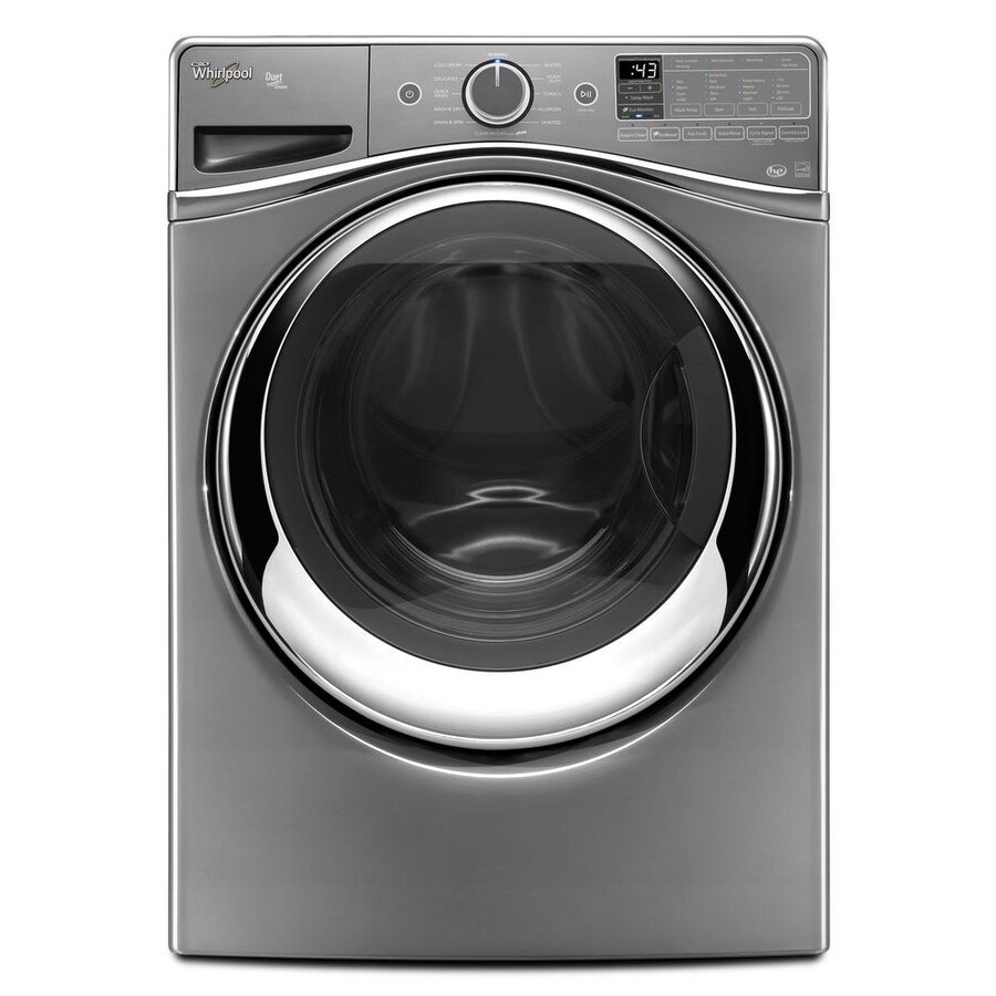 Whirlpool WFW95HEDC High Efficiency Stackable Steam Cycle Front-Load Washer (Chrome Shadow)
