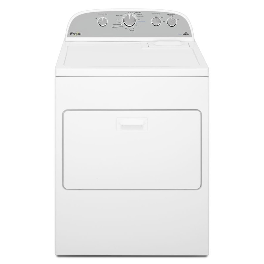 Shop Whirlpool 7 Cu Ft Electric Dryer White At Lowescom