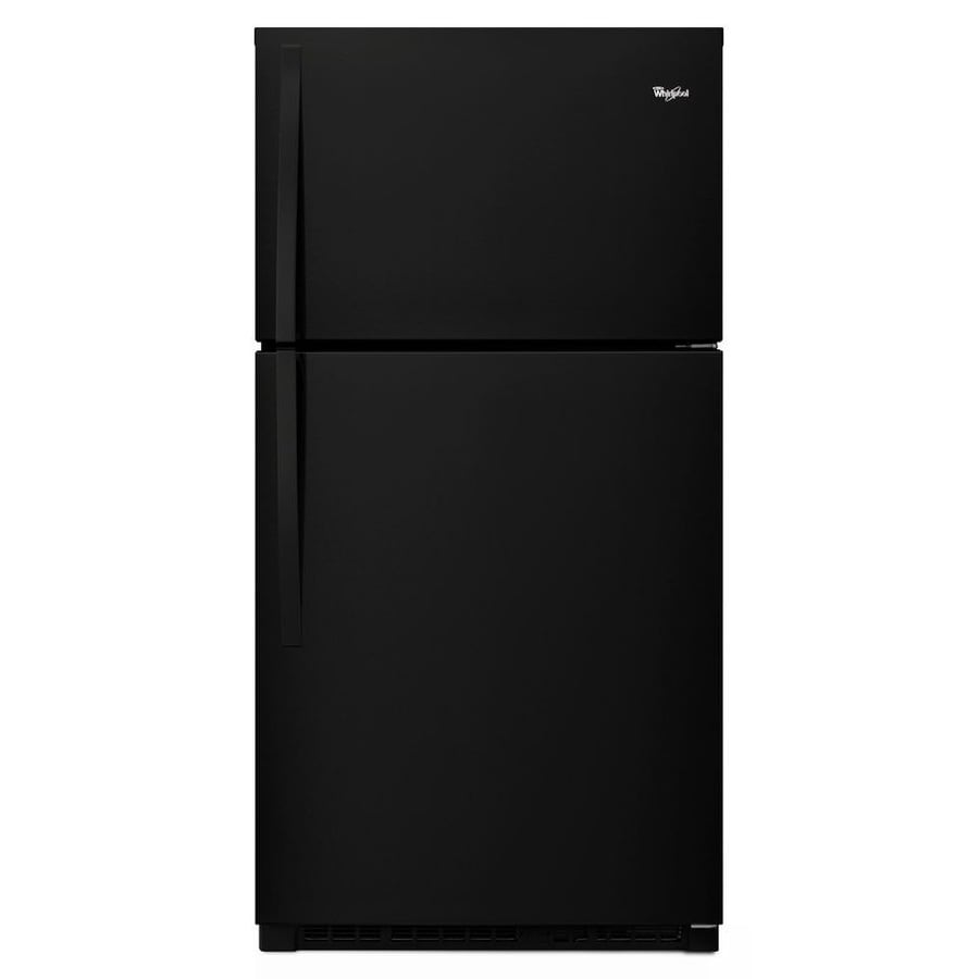 Shop Whirlpool 21.3cu ft TopFreezer Refrigerator (Black) ENERGY STAR