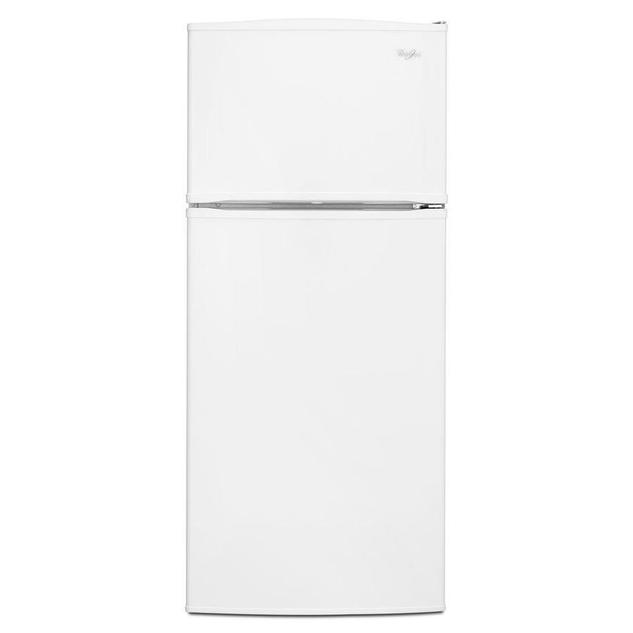 Shop Whirlpool 16 Cu Ft Top Freezer Refrigerator White At