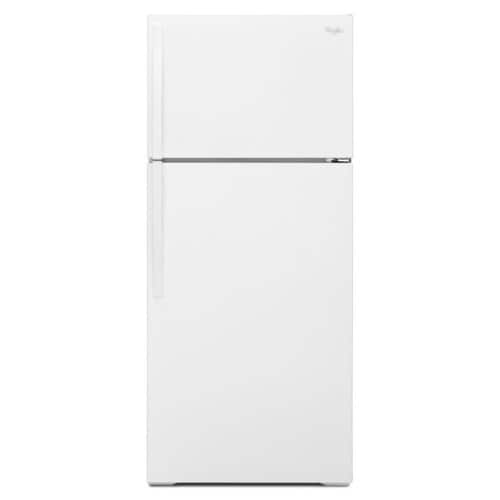 Whirlpool 16-cu ft Top-Freezer Refrigerator (White) in the Top-Freezer ...