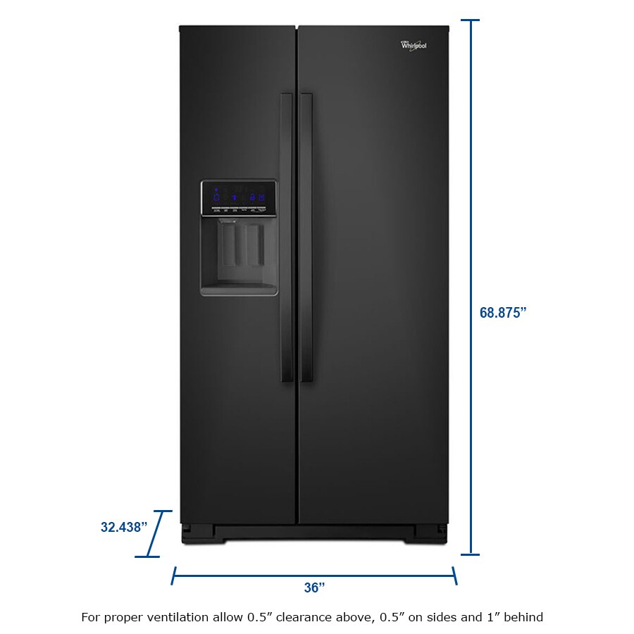 Whirlpool WRS576FIDB Side-By-Side - View #8