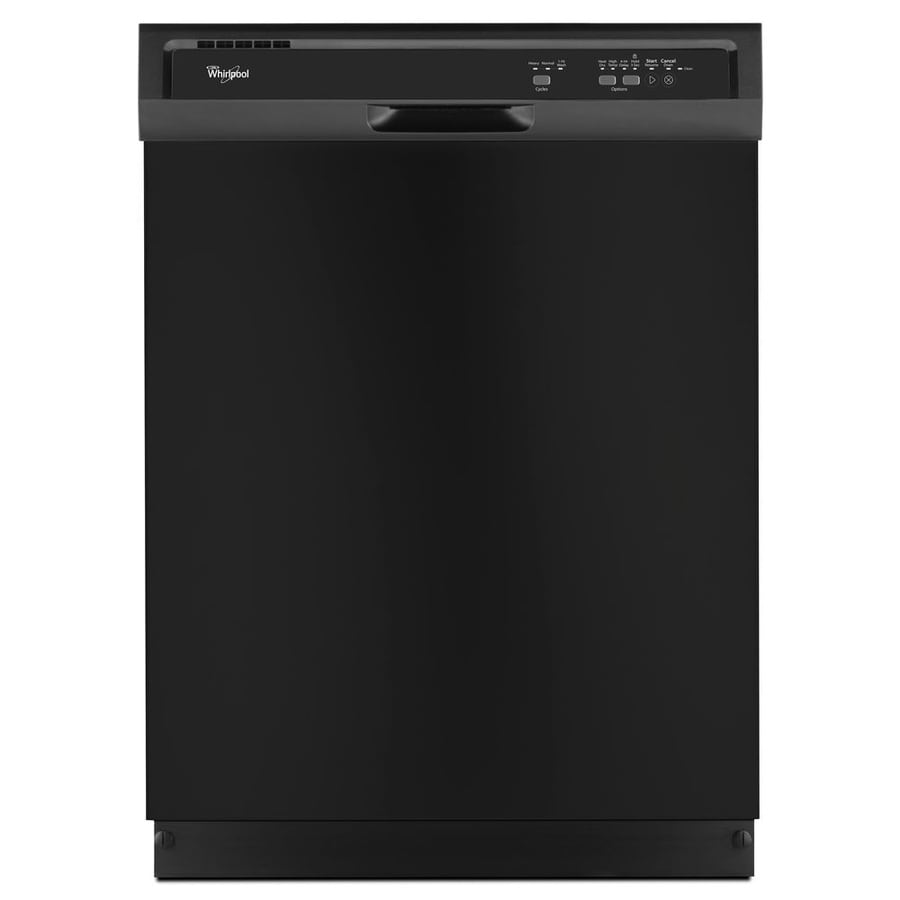 Whirlpool 55Decibel Builtin Dishwasher (Black) 24 Inch; Actual 23.875in) ENERGY