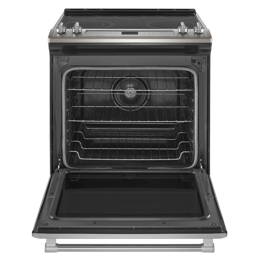 Maytag Smooth Surface 5-Element Slide-In Convection Electric Range ...