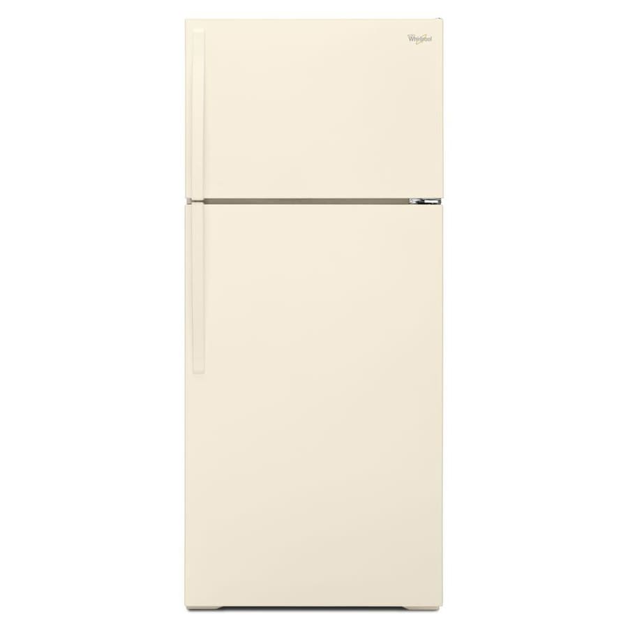 Shop Whirlpool 16cu ft TopFreezer Refrigerator (Biscuit) at