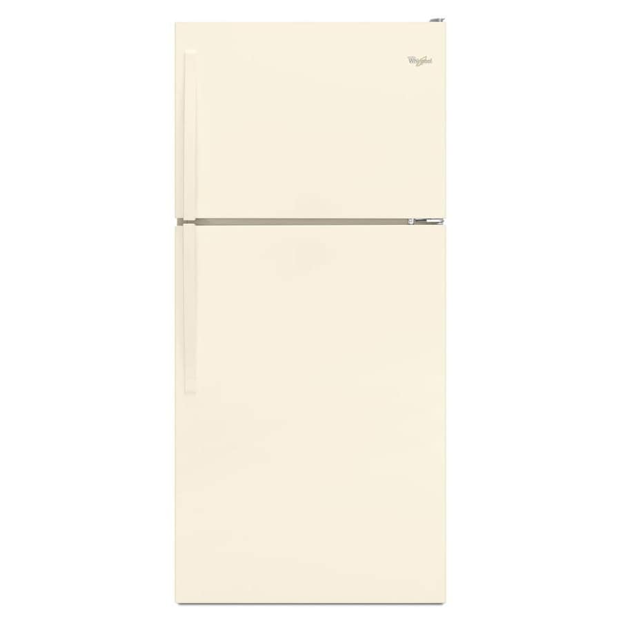 Whirlpool 18.2-cu ft Top-Freezer Refrigerator (Biscuit) at Lowes.com