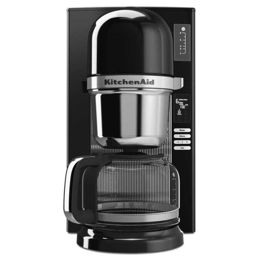 KitchenAid 8Cup Onyx Black Residential Pour Over Coffee Maker in the Coffee Makers department