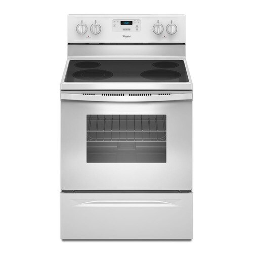 Whirlpool 30 In Smooth Surface 4 Elements 48 Cu Ft Freestanding Electric Range White In The