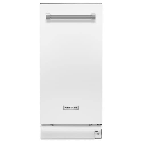 KitchenAid 15in White Undercounter Trash Compactor in the Trash