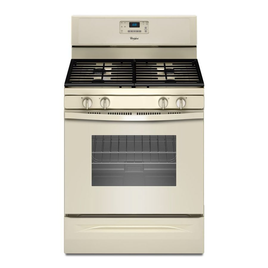 Whirlpool Freestanding 5cu ft Selfcleaning Gas Range (Biscuit