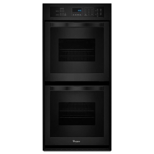 Whirlpool Self Cleaning Double Electric Wall Oven Black Common 24 Inch Actual 23 75 In At Lowes Whirlpool Self Cleaning Double Electric Wall Oven Black Common 24 Inch Actual 23 75 In At Lowes