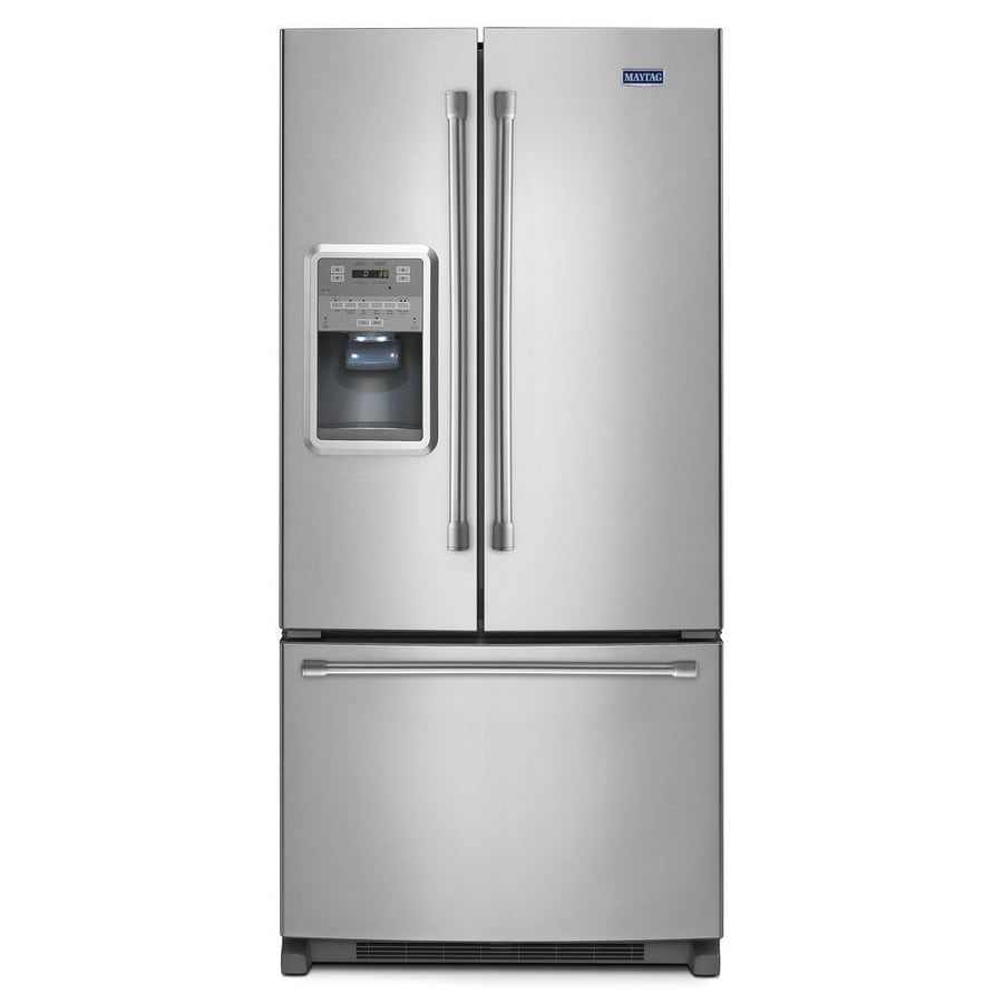 Shop Maytag 21.7cu ft French Door Refrigerator with Single Ice Maker