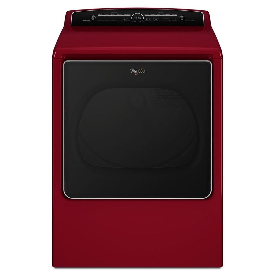 Shop Whirlpool Cabrio 8.8-cu ft Gas Dryer (Cranberry Red ...