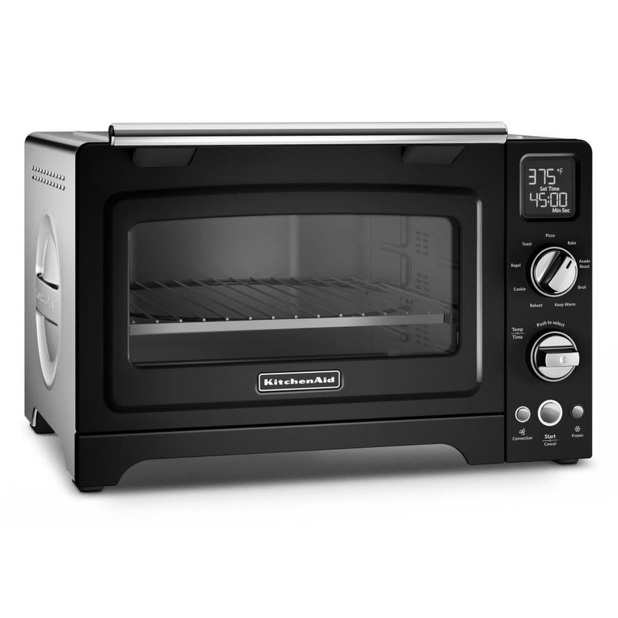 Kitchenaid 4 Slice Black Convection Toaster Oven At