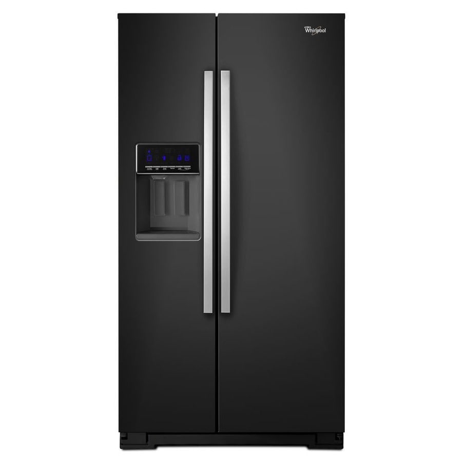 Whirlpool 21 4-Cu Ft Side-By-Side Refrigerator With Single Ice Maker ...