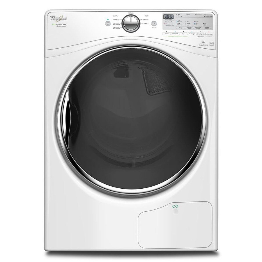 shop-whirlpool-ventless-heat-pump-7-4-cu-ft-stackable-electric-dryer