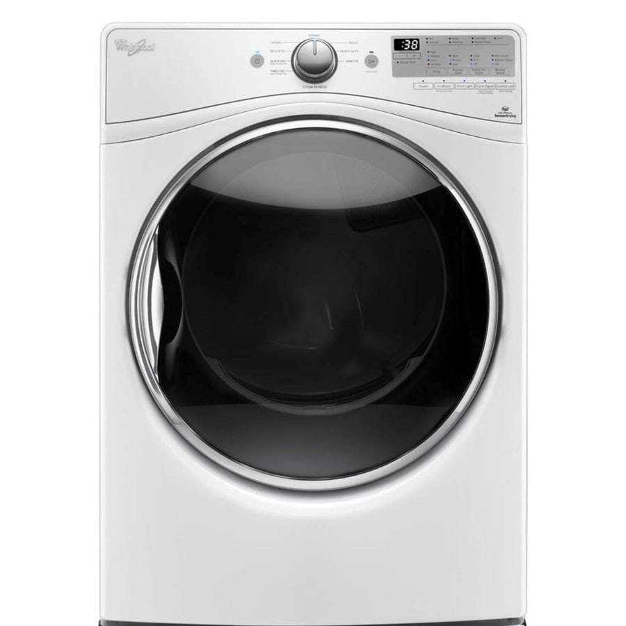 Whirlpool 7.4-cu ft Stackable Electric Dryer (White) ENERGY STAR at ...