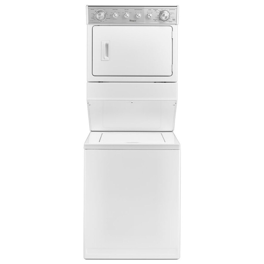 Whirlpool Gas Stacked Laundry Center with 2.5-cu ft Washer and 5.9-cu ...