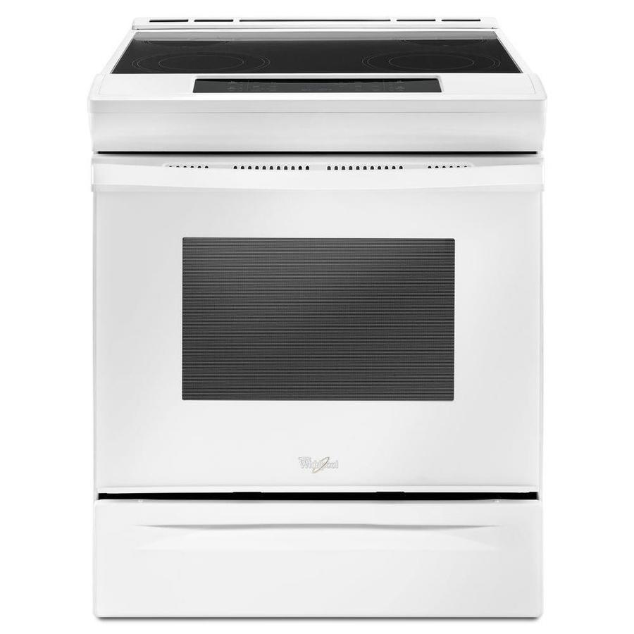 Whirlpool 6 4 Cu Ft Slide-In Electric Range With True Convection at ...