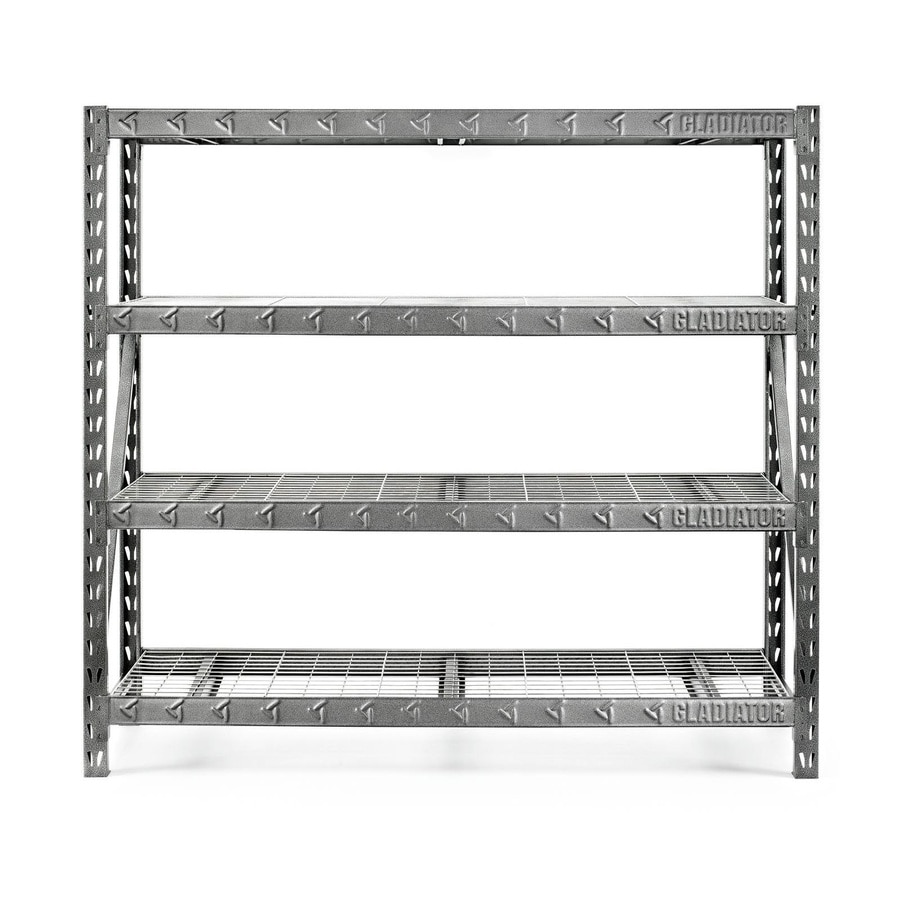 Shop Freestanding Shelving Units at Lowes.com - Gladiator 72-in H x 77-in W x 24-in D 4