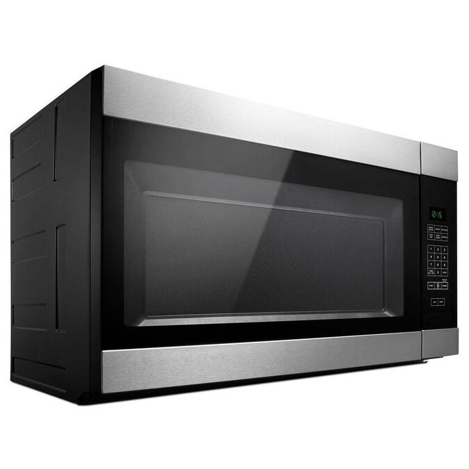 Amana 1.6-cu ft Over-the-Range Microwave (Stainless Steel) in the Over