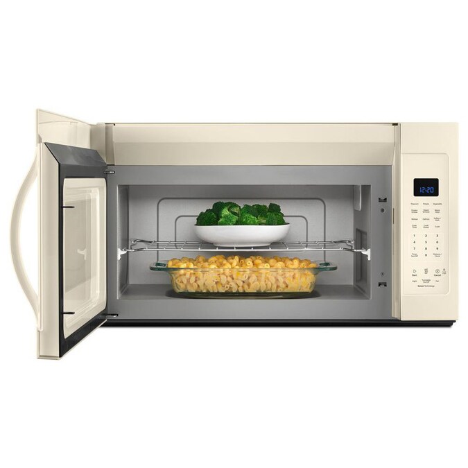 Whirlpool 1.9cu ft OvertheRange Microwave with Sensor Cooking Controls (Biscuit) 30