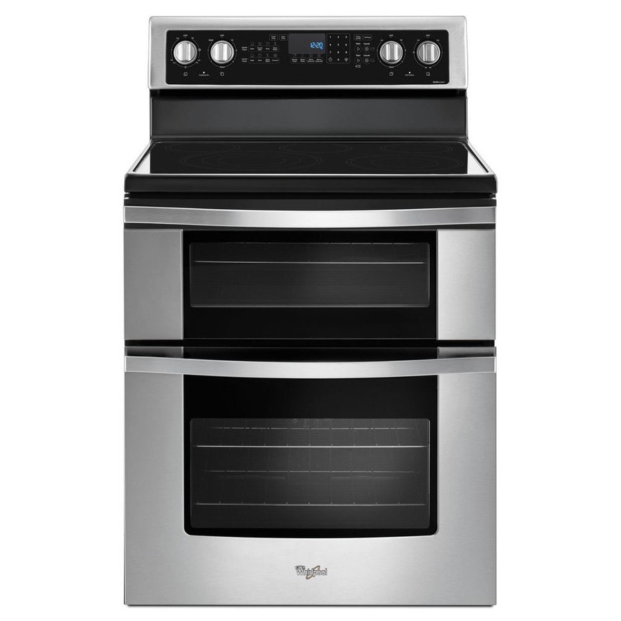 Whirlpool 30in Smooth Surface 5Element 4.2cu ft / 2.5cu ft Self