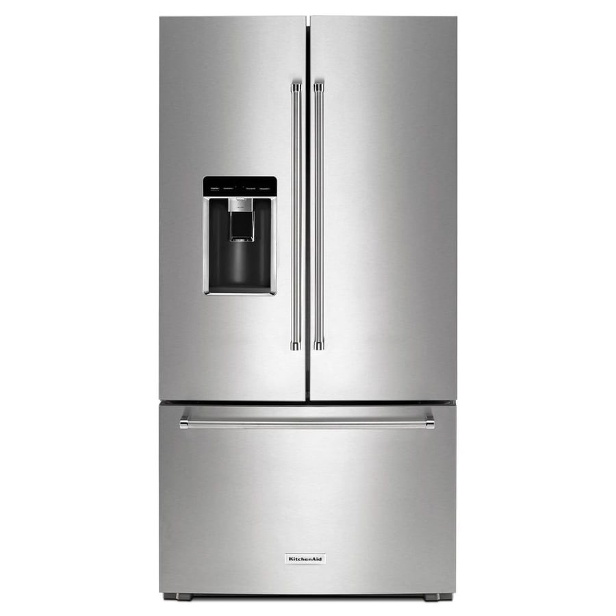 Kitchenaid 23 8 Cu Ft Counter Depth French Door Refrigerator With