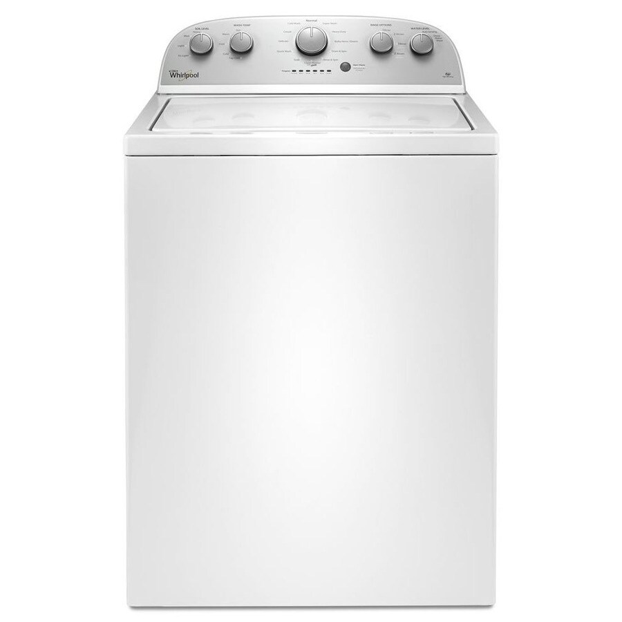 Shop Whirlpool 3 5 cu Ft Top Load Washer With Agitator White At Lowes