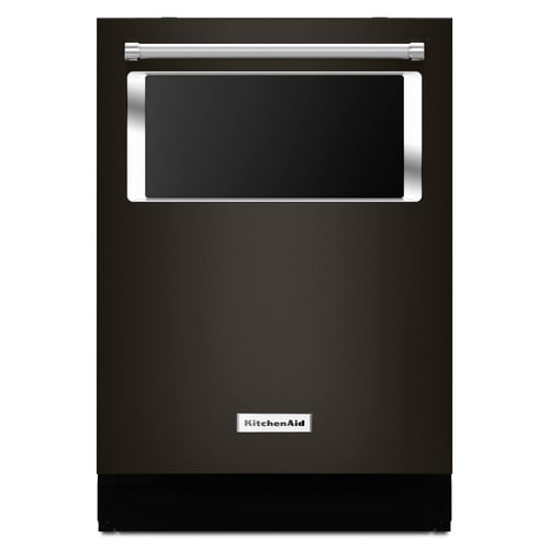 KitchenAid 44-Decibel Built-In Dishwasher (Black stainless ...